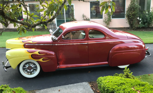 1941 Metallic Maroon Ford Coupe Coupe