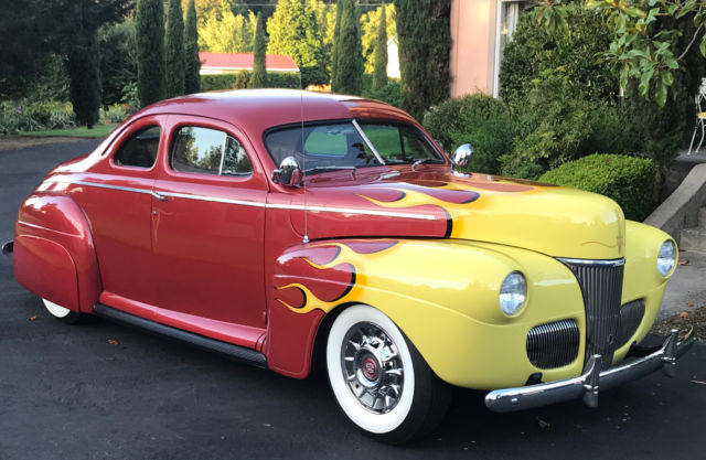 1941 Metallic Maroon Ford Coupe Coupe