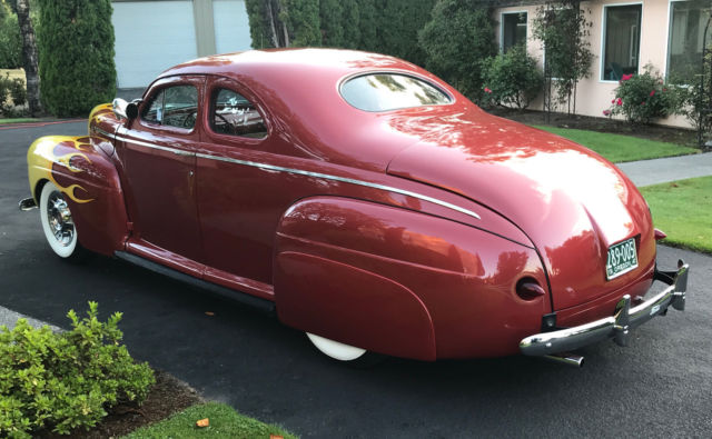 1941 Metallic Maroon Ford Coupe Coupe