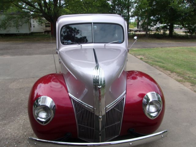 1941 RED AND SILVER Ford F-150 Crew Cab Pickup