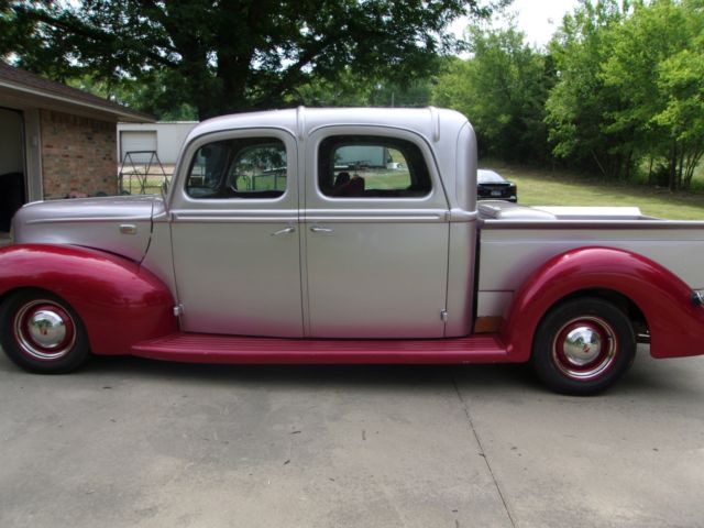 1941 RED AND SILVER Ford F-150 Crew Cab Pickup