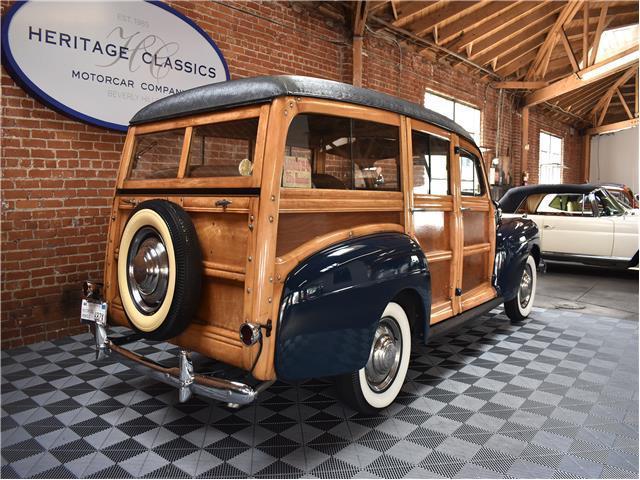 1941 Blue Ford De Luxe Wagon