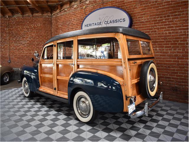 1941 Blue Ford De Luxe Wagon