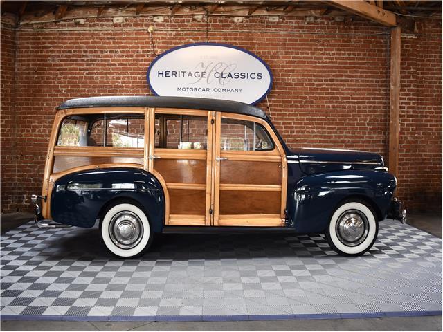 1941 Blue Ford De Luxe Wagon