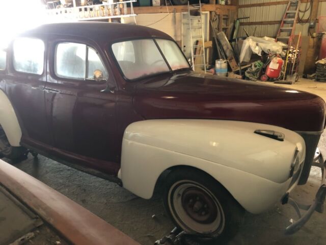 1941 Burgundy Ford Ford Cab & Chassis
