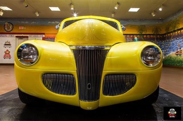 1941 Maroon Ford Deluxe Convertible