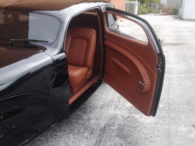 1941 Black Ford Chopped Hot Rod Sedan