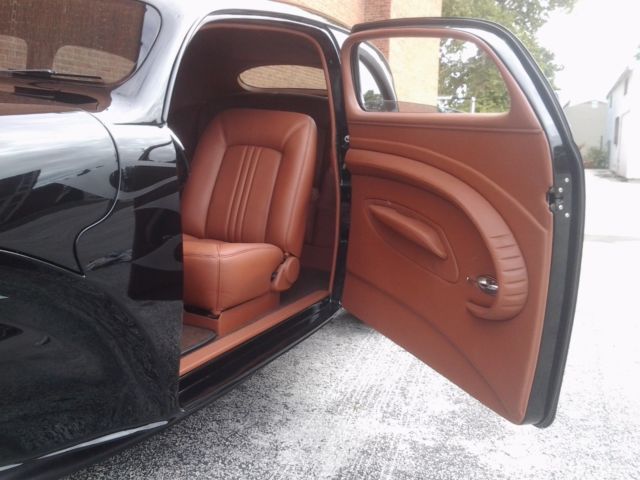 1941 Black Ford Chopped Hot Rod Sedan