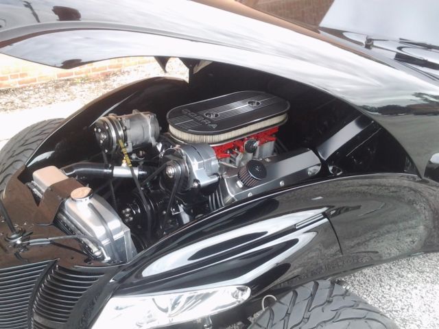 1941 Black Ford Chopped Hot Rod Sedan