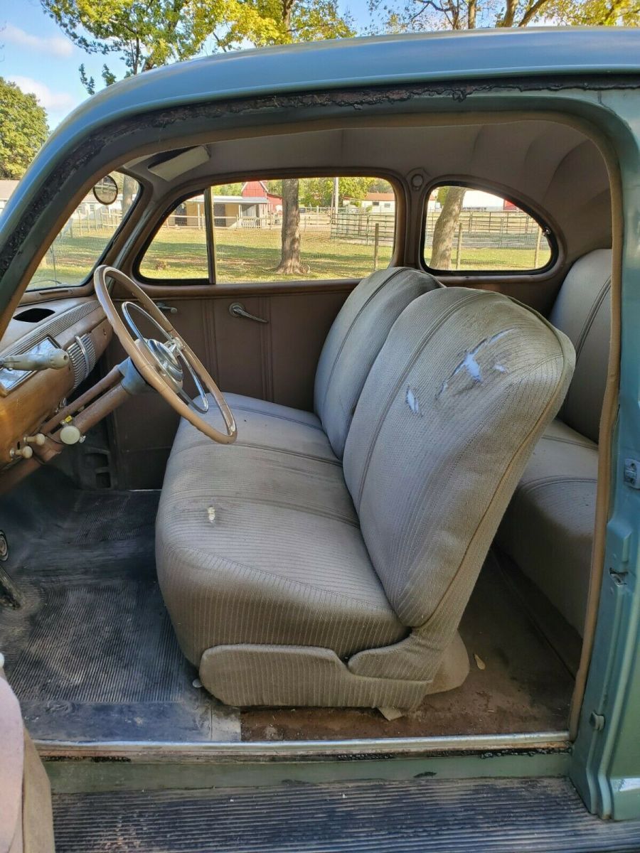 1941 Green Ford Deluxe Coupe