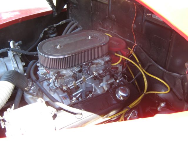1941 Red Ford Super Deluxe Coupe