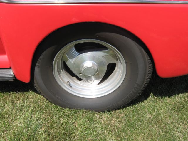 1941 Red Ford Super Deluxe Coupe