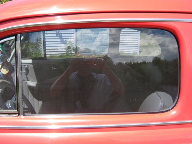 1941 Red Ford Super Deluxe Coupe
