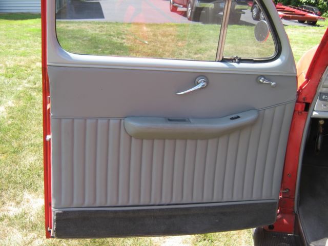 1941 Red Ford Super Deluxe Coupe