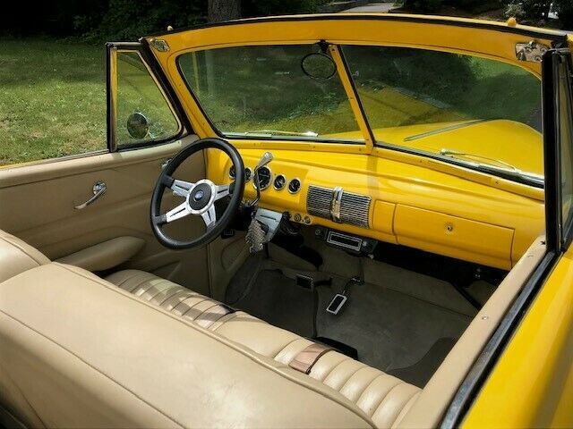 1941 Yellow Ford Super Deluxe Convertible