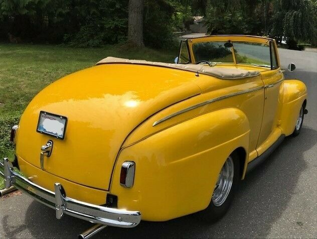 1941 Yellow Ford Super Deluxe Convertible
