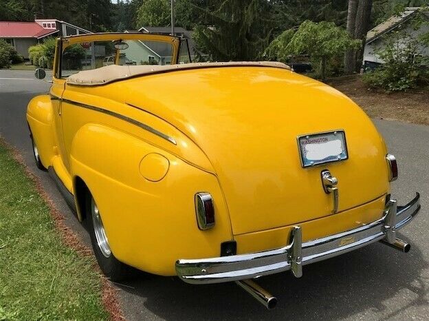 1941 Yellow Ford Super Deluxe Convertible