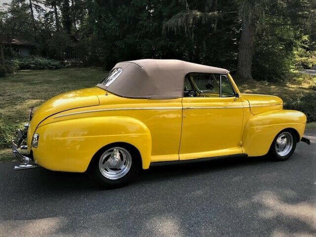 1941 Yellow Ford Super Deluxe Convertible