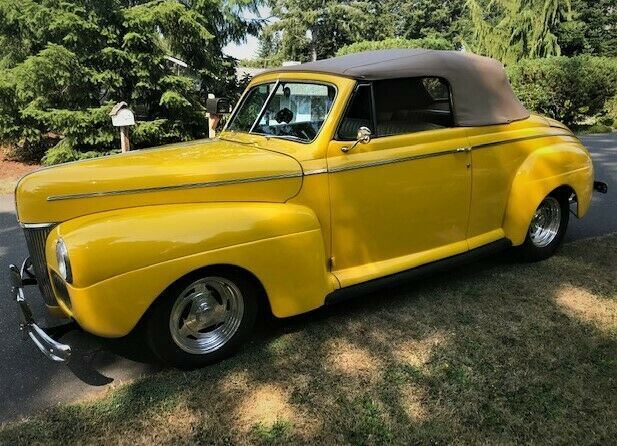 1941 Yellow Ford Super Deluxe Convertible