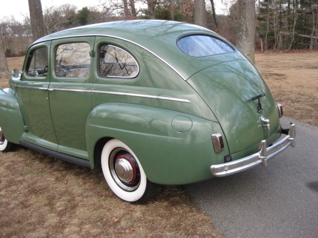 1941 Green Ford Super Deluxe Sedan
