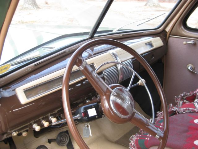 1941 Green Ford Super Deluxe Sedan