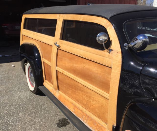 1941 Black Ford Woody Wagon