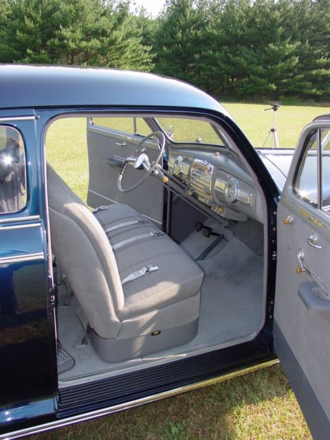1941 Blue Pontiac Torpedo Sedan