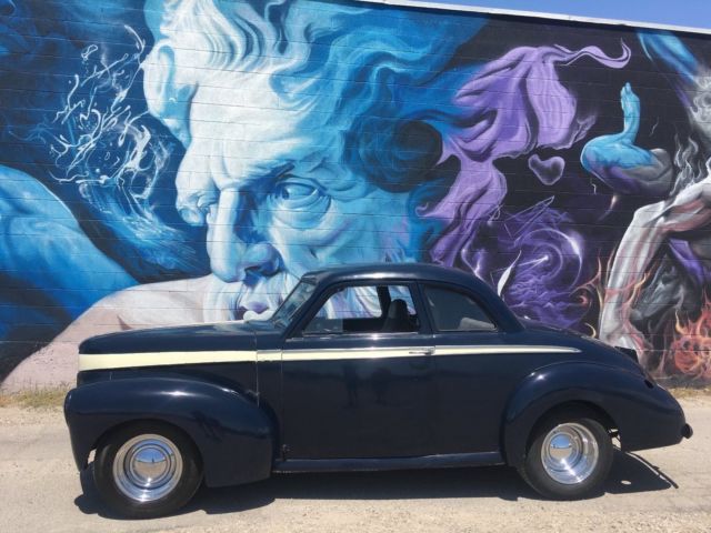 1941 Blue Studebaker Champion Coupe
