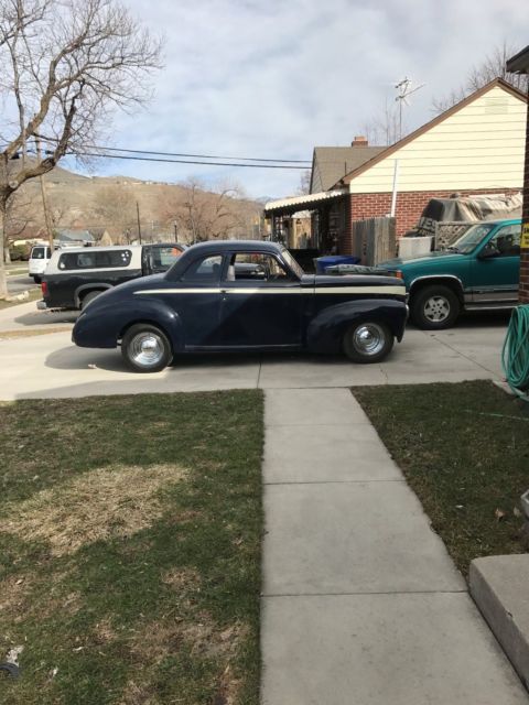 1941 Blue Studebaker Champion Coupe
