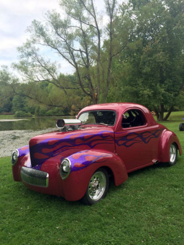 1941 Raspberry & Purple Willys Coupe