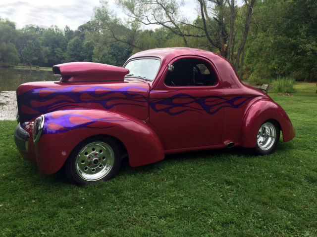 1941 Raspberry & Purple Willys Coupe