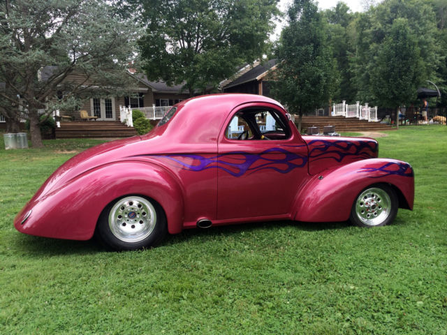 1941 Raspberry & Purple Willys Coupe