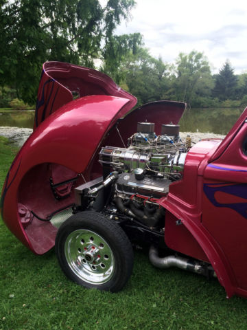1941 Raspberry & Purple Willys Coupe