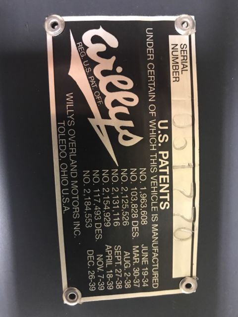 1941 Black Willys Coupe Coupe