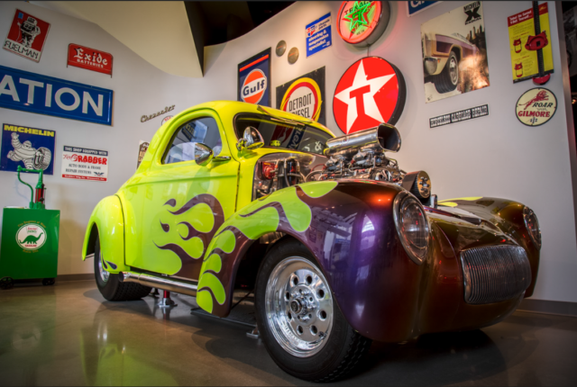 1941 Yellow Willys Custom Coupe