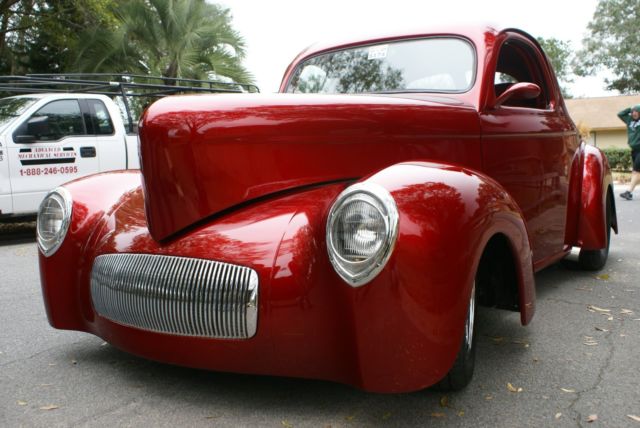 1941 Red Willys WILLYS REPLICA Coupe