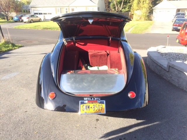 1941 Black Willys Split- Window Coupe Coupe