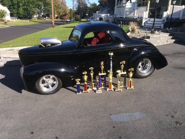 1941 Black Willys Split- Window Coupe Coupe