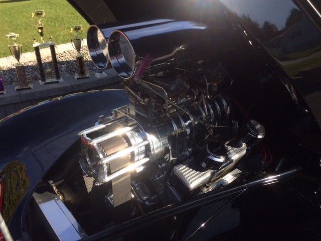 1941 Black Willys Split- Window Coupe Coupe