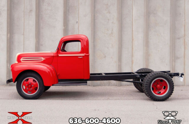 1942 White Ford F-5 Cab & Chassis Pickup Truck