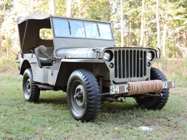 1942 Green Willys MB Convertible SUV