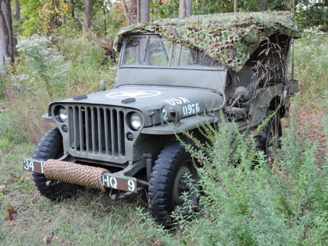 1942 Green Willys MB Convertible SUV