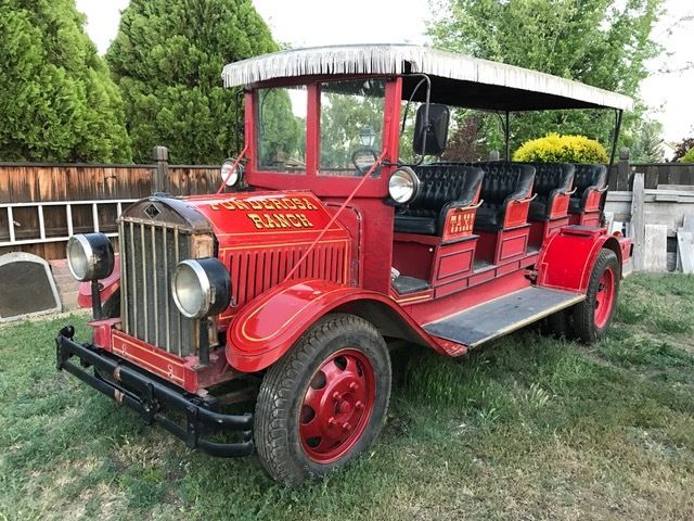 1942 Red GMC G80 tour bus / taxi / fire truck