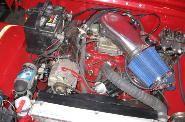 1942 Red Willys jeep