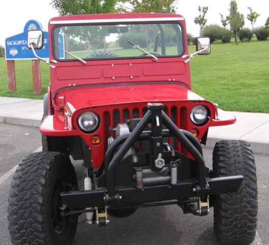 1942 Red Willys jeep