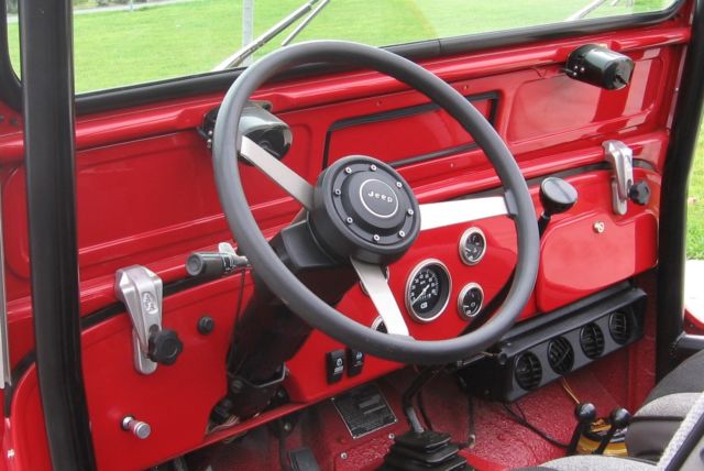 1942 Red Willys jeep