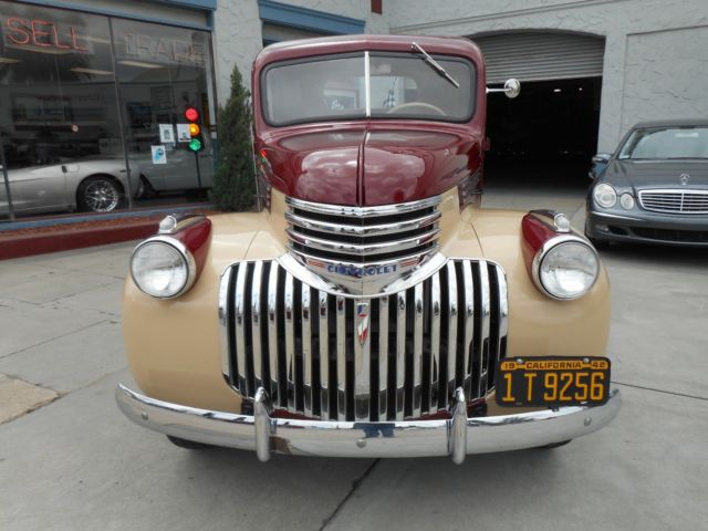 1942 Burgundy/Tan Chevrolet Other Pickups base cab