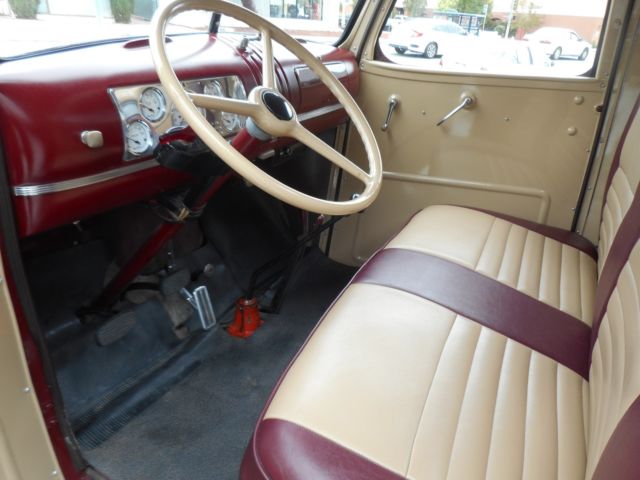 1942 Burgundy/Tan Chevrolet Other Pickups base cab