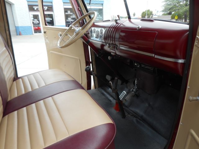 1942 Burgundy/Tan Chevrolet Other Pickups base cab