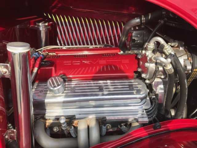 1934 Burgundy Ford Tudor